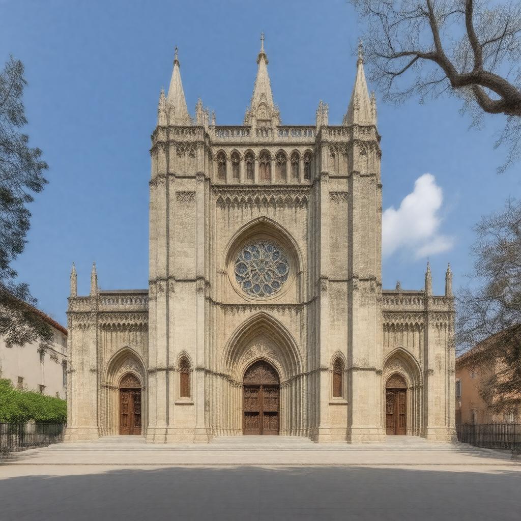 AI-created image of St Augustine's Church
