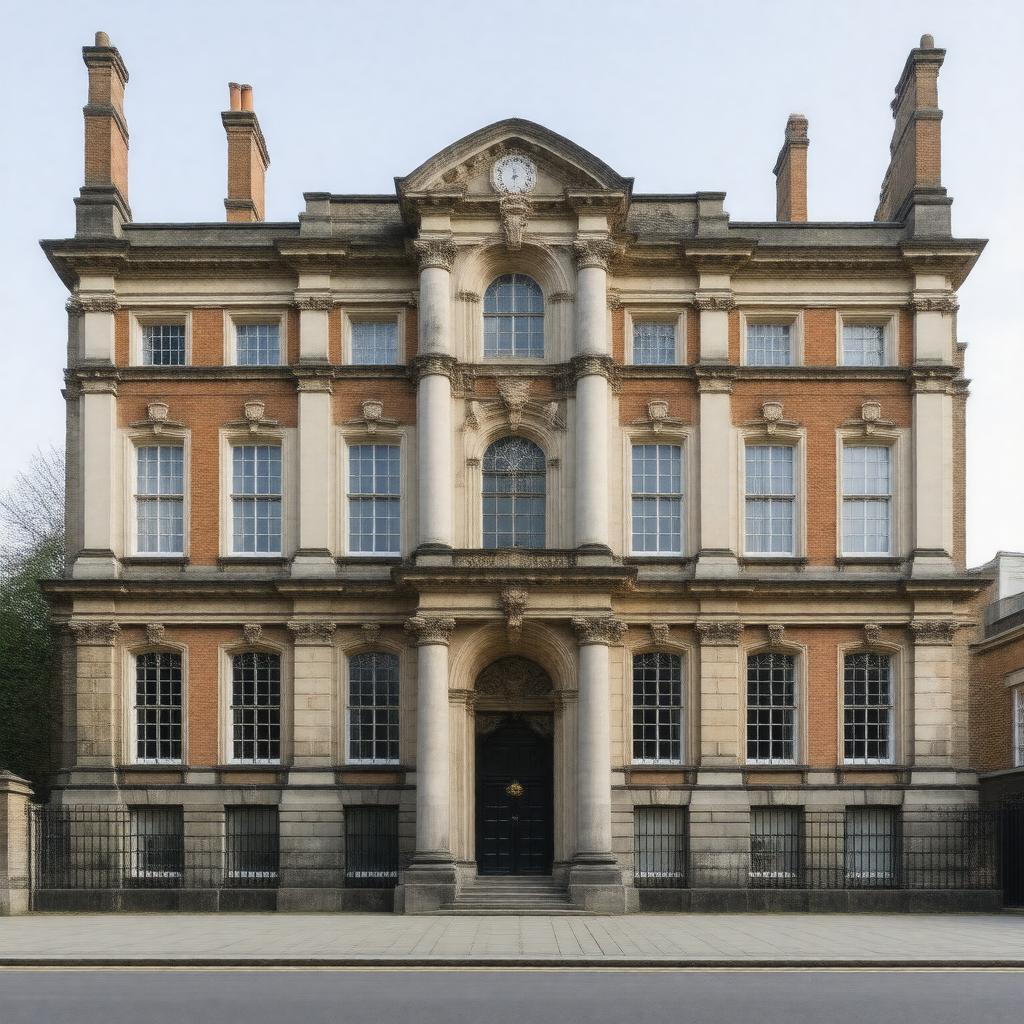 AI-created image of St Bartholomew's Hospital Medical College