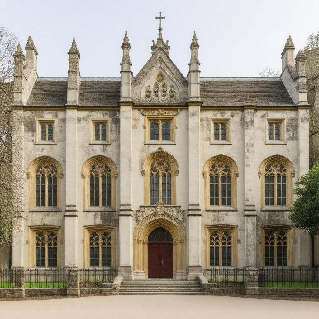 AI-created image of St Benedict's School