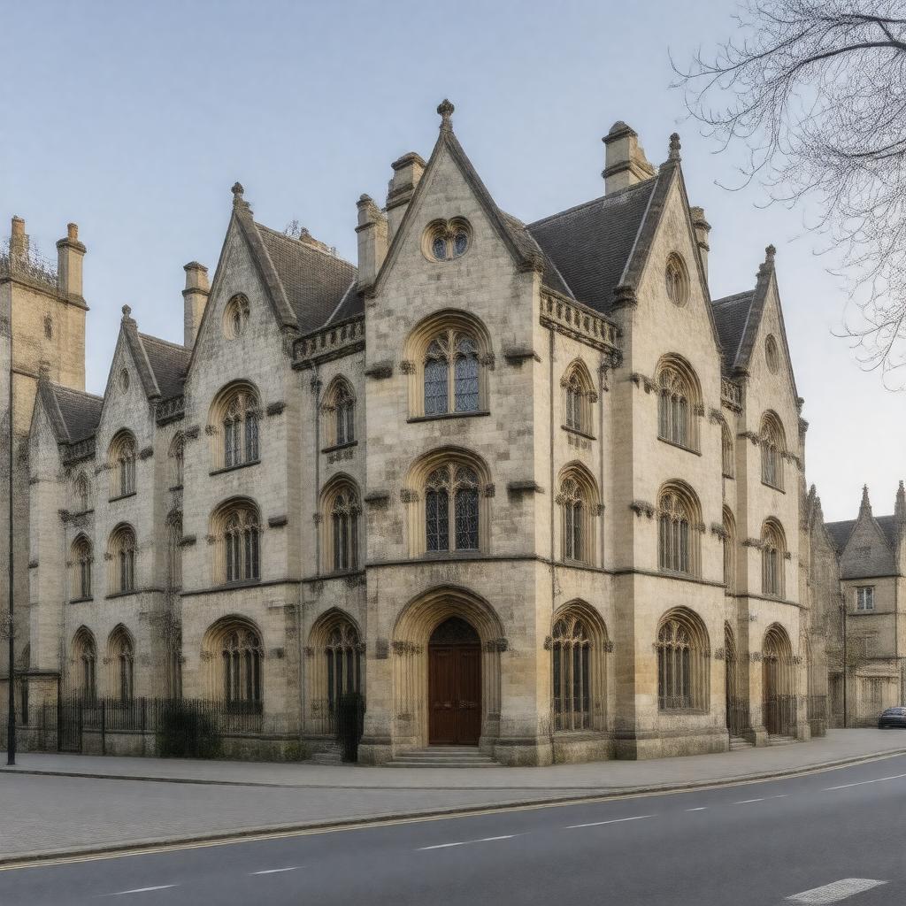 Click to view larger image AI-created image of St Benet's Hall