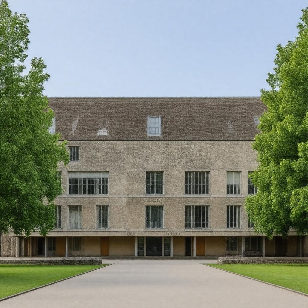 AI-created image of St Catherine's College