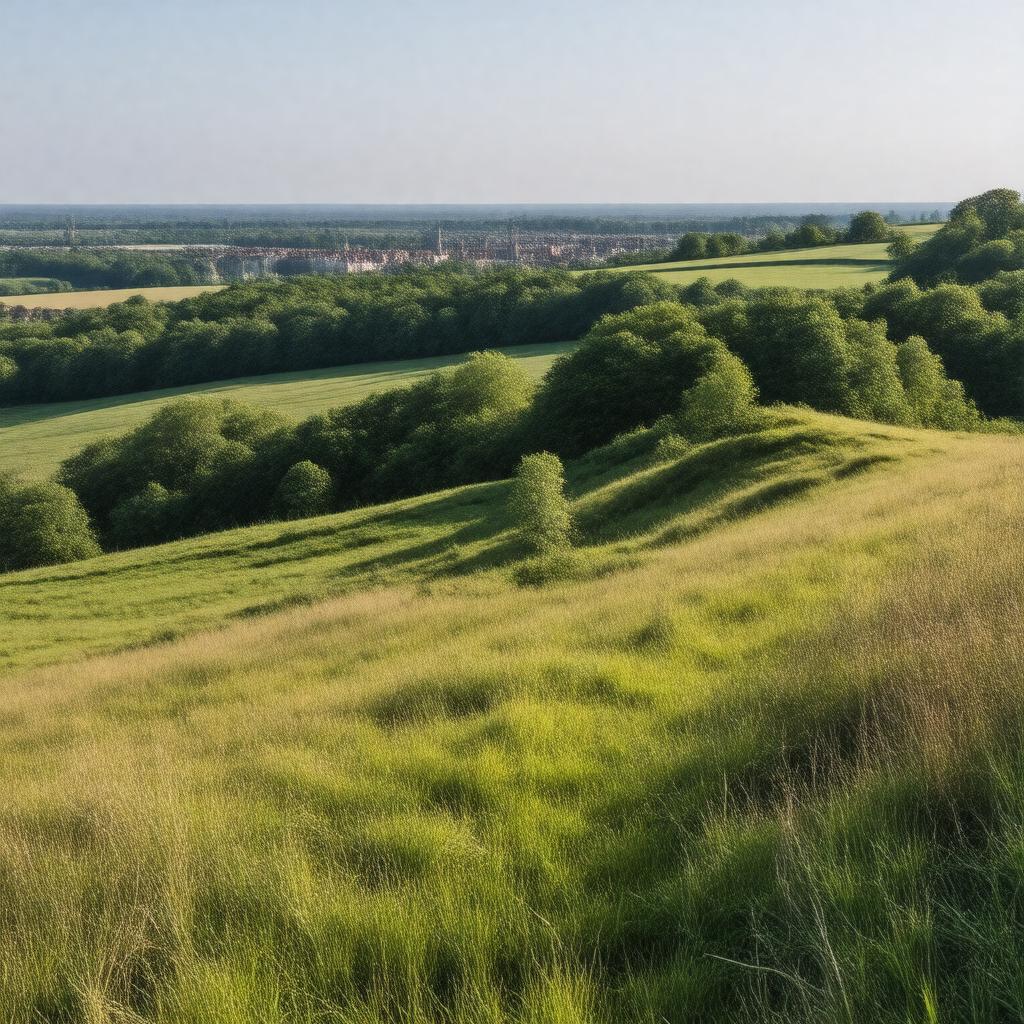 AI-created image of St Catherine's Hill