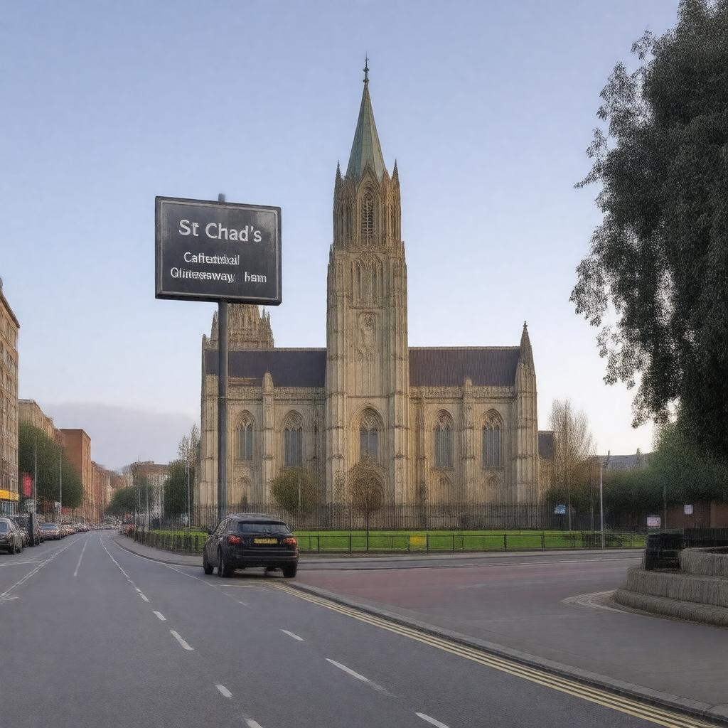 Click to view larger image AI-created image of St Chad's Cathedral Parish
