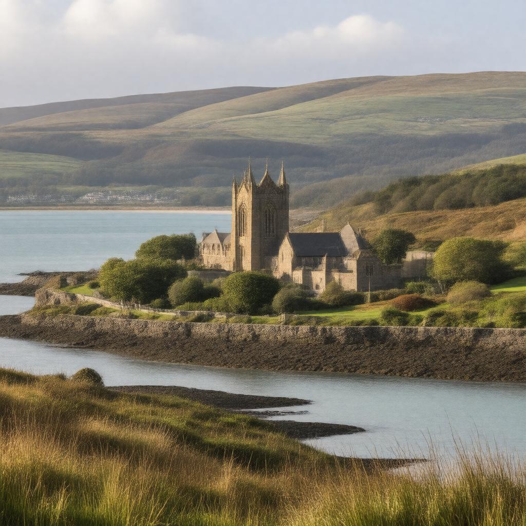 AI-created image of St Davids, Pembrokeshire, Wales