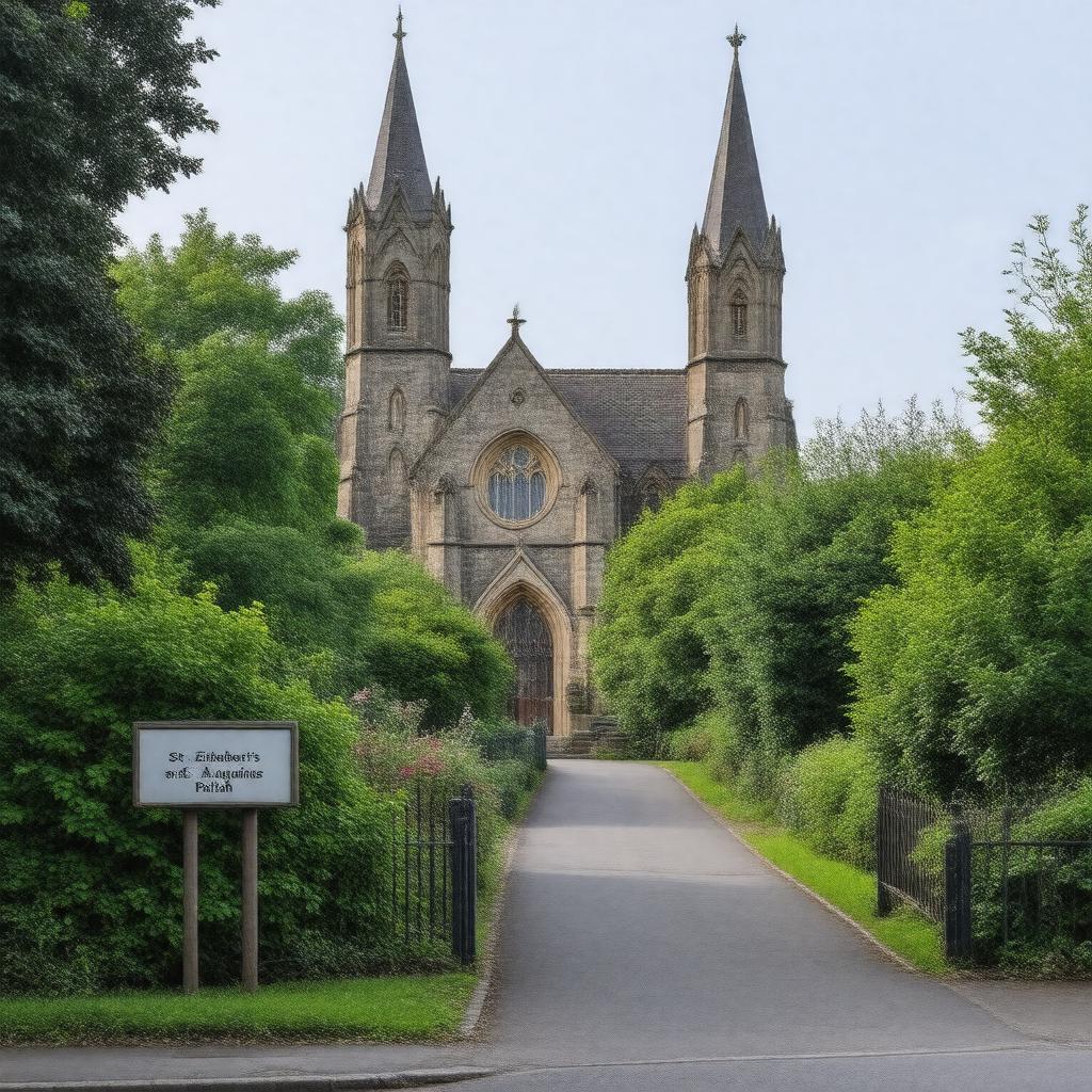 AI-created image of St Ethelbert's and St Augustine's Parish