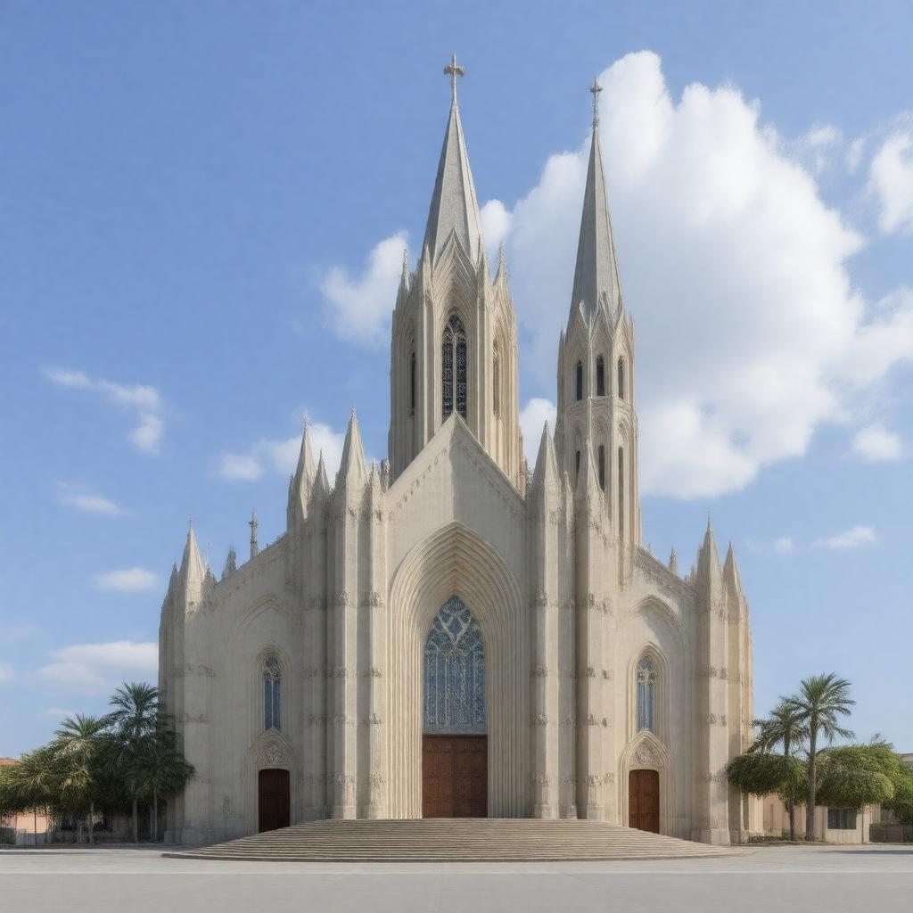 AI-created image of St Francis Xavier's Church