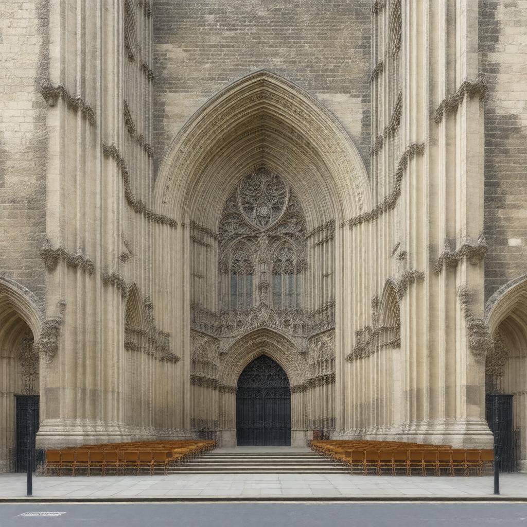 AI-created image of St George's Cathedral, Southwark