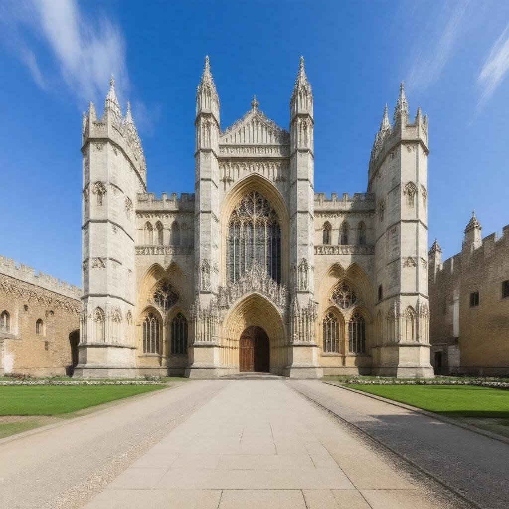 AI-created image of St George's Chapel, Windsor Castle