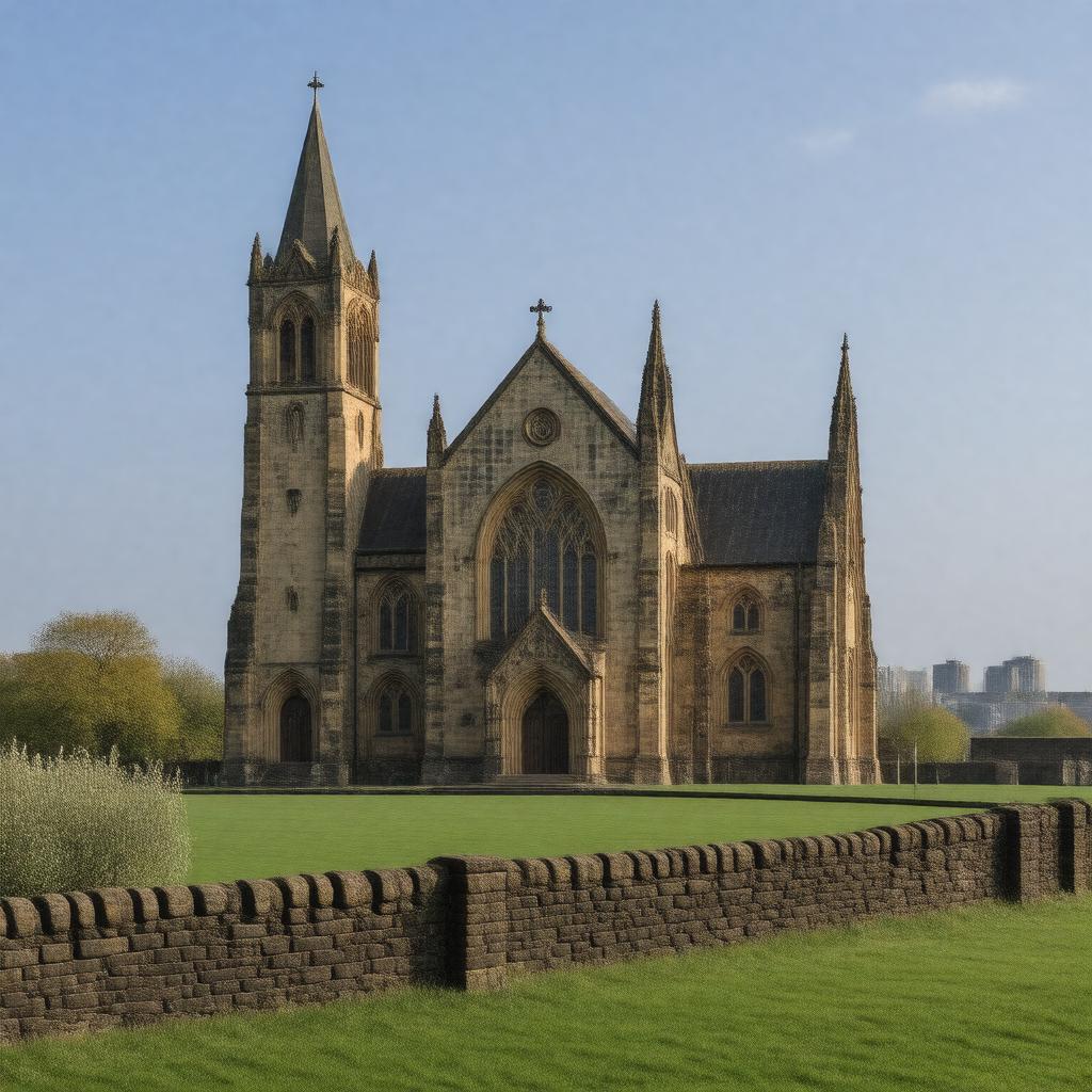 AI-created image of St George's Church, Everton