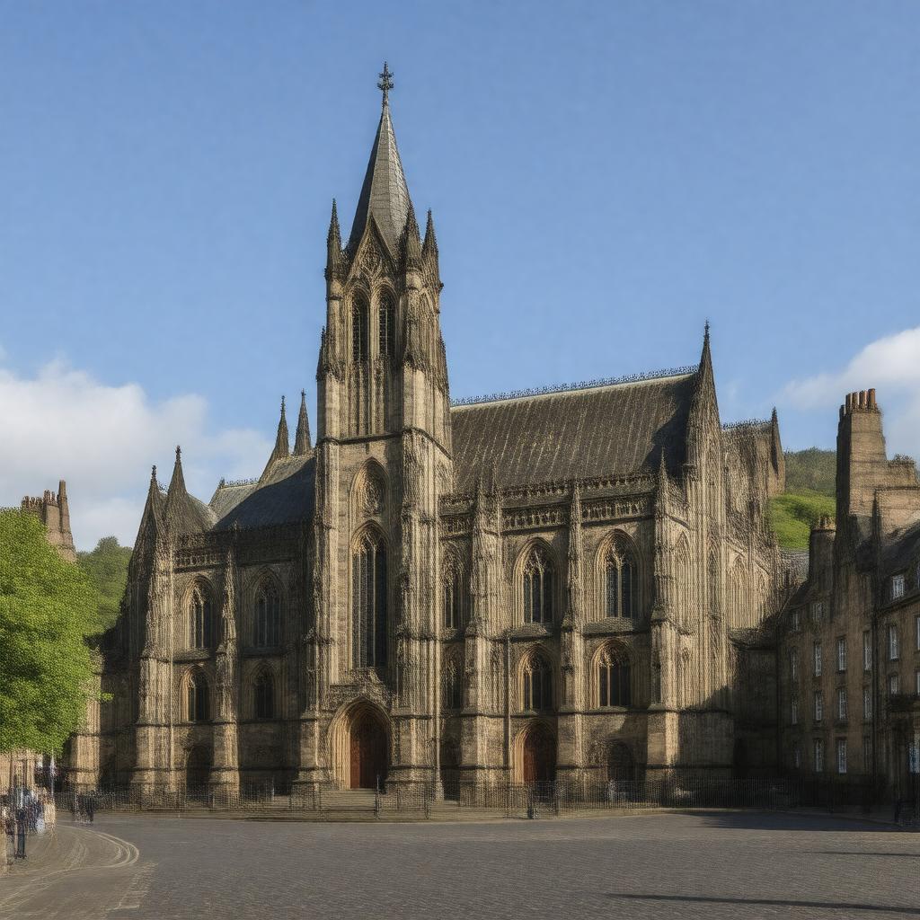 AI-created image of St Giles' Cathedral