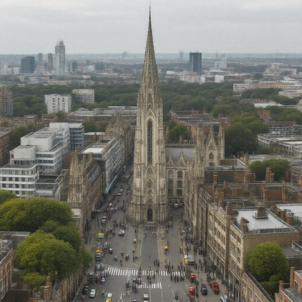 AI-created image of St Giles