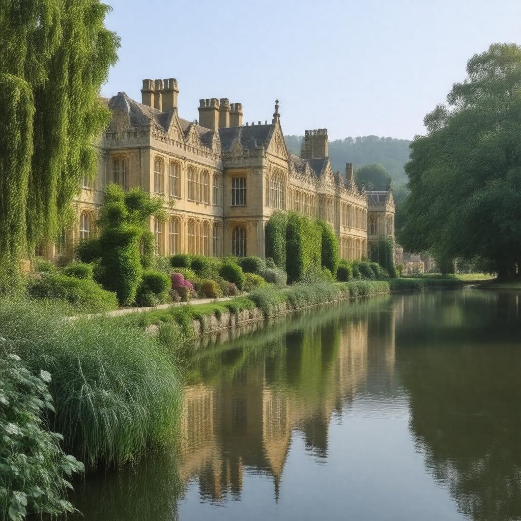 AI-created image of St Hilda's College