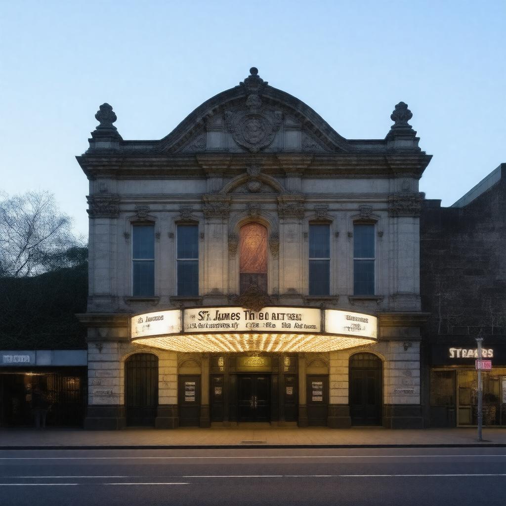AI-created image of St James Theatre