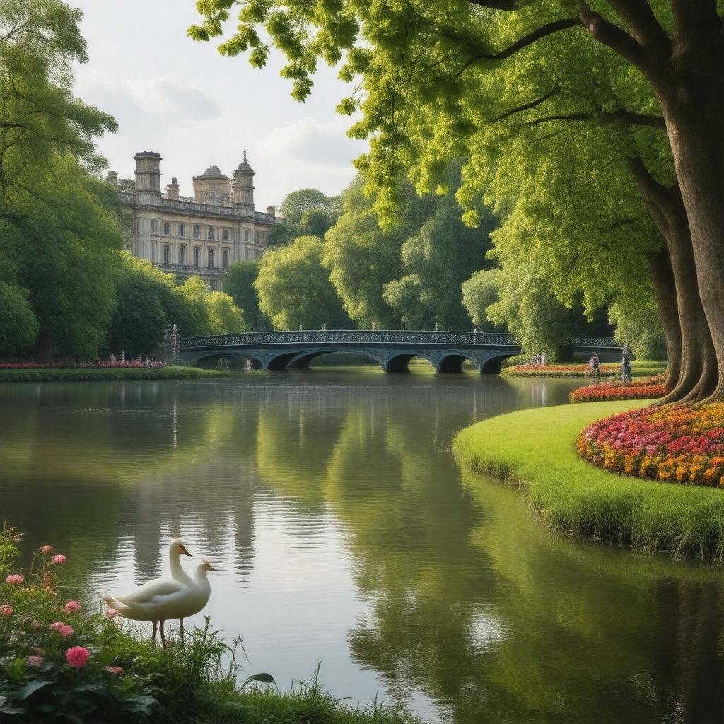 Click to view larger image AI-created image of St James's Park