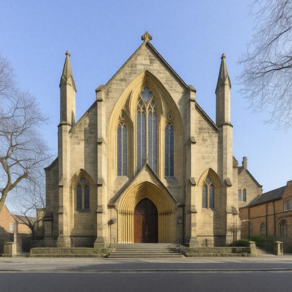 AI-created image of St John of Jerusalem Church