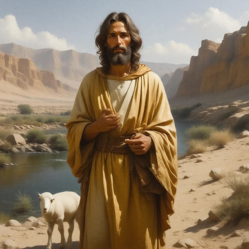 AI-created image of St John the Baptist