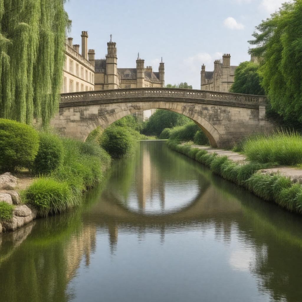 AI-created image of St John's College