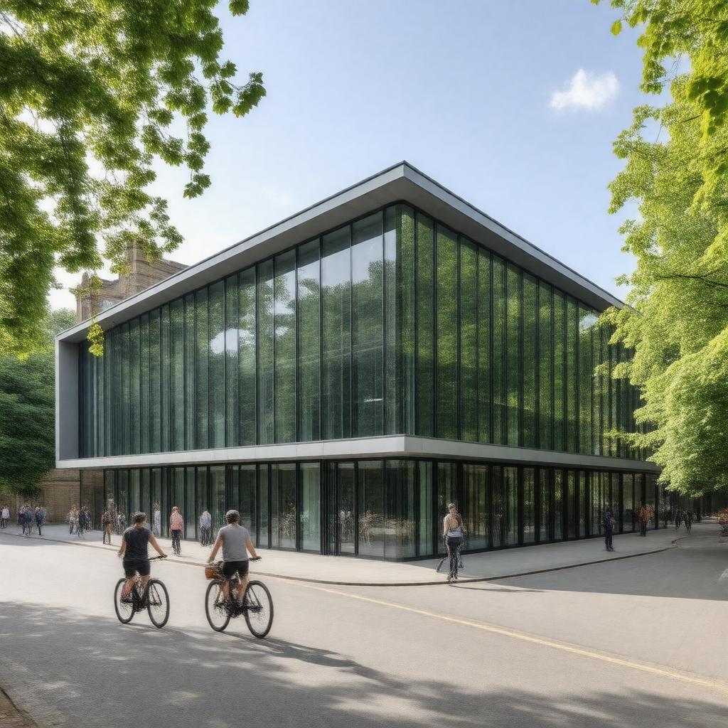 AI-created image of St John's Innovation Centre