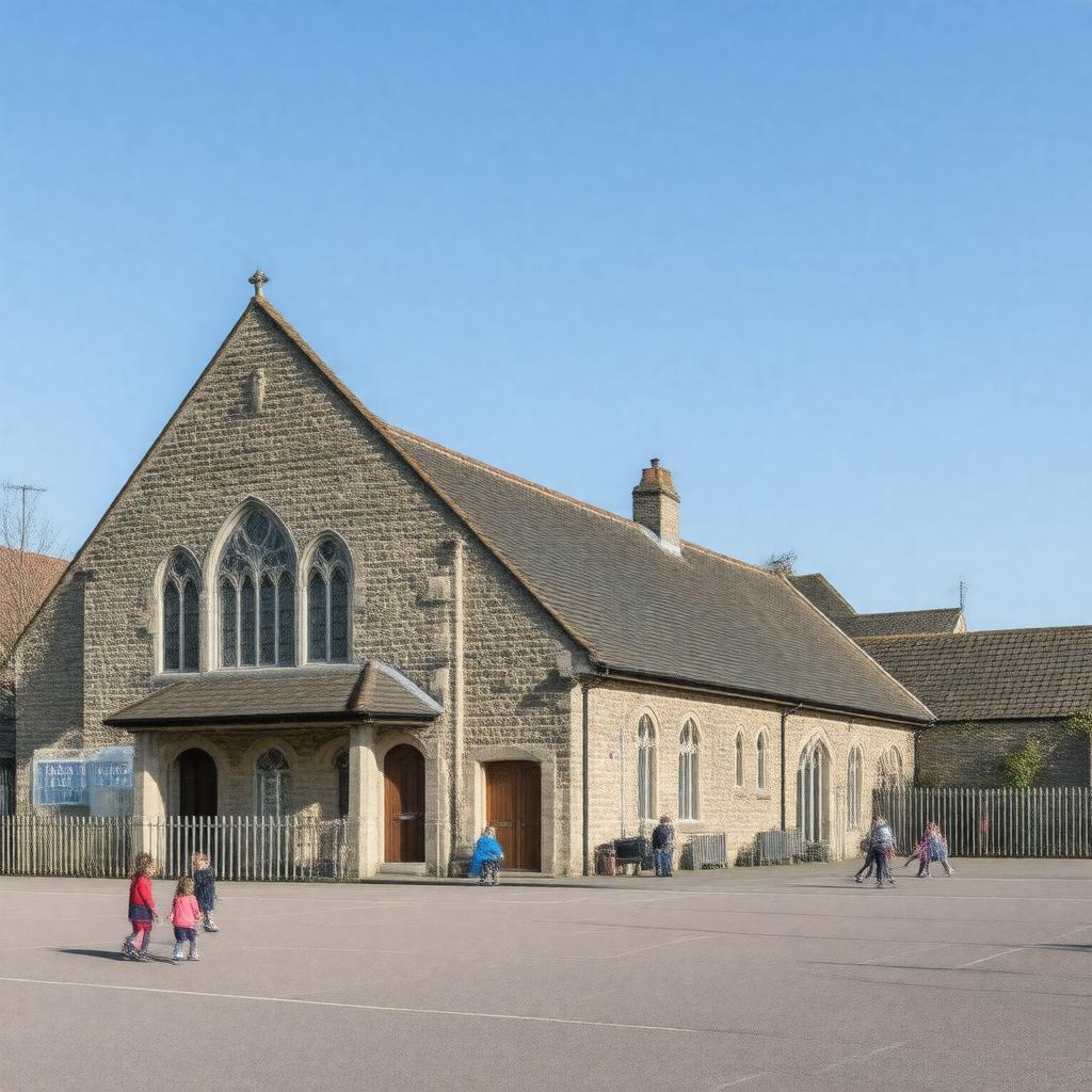 AI-created image of St Jude's Church of England Primary School