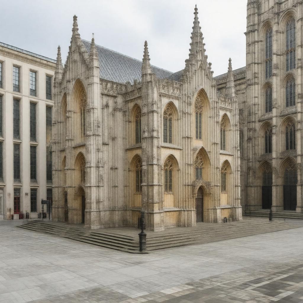 AI-created image of St Lawrence Jewry