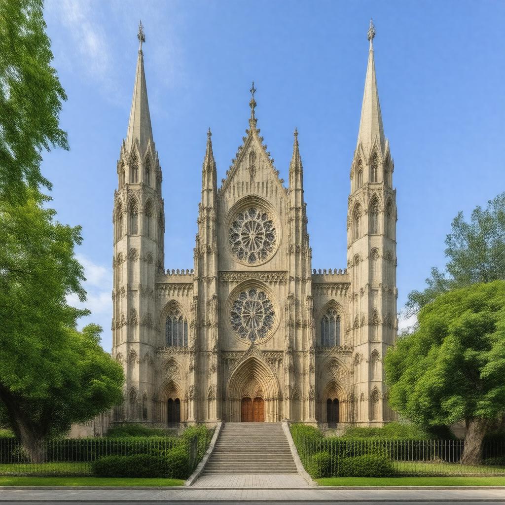 AI-created image of St Leonard's Church