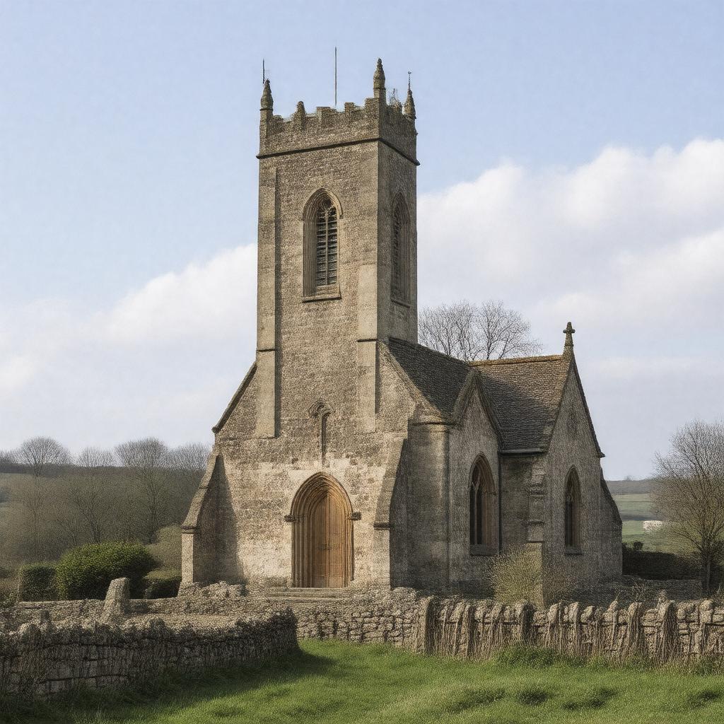 AI-created image of St Margaret of Antioch Church