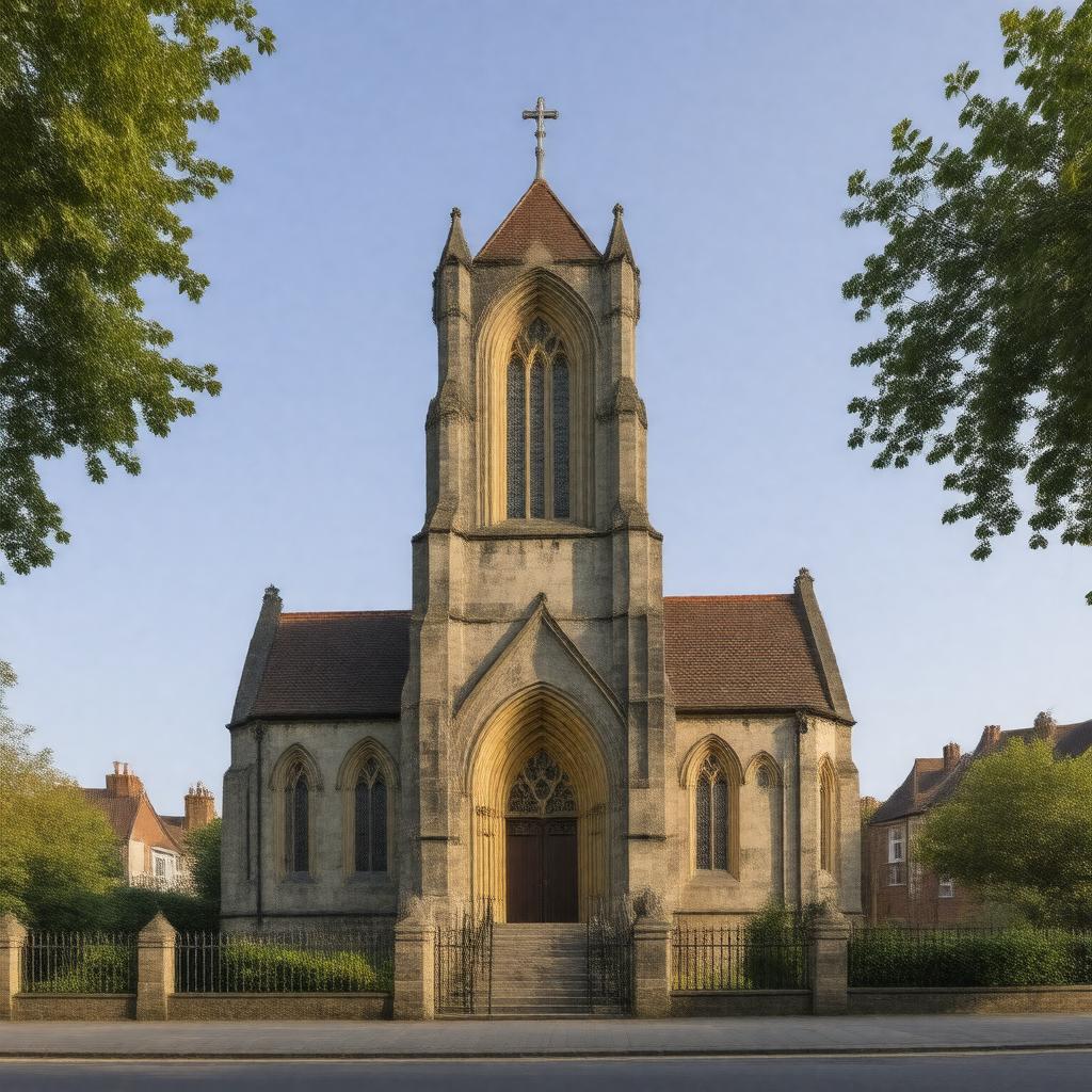 AI-created image of St Margaret's, Lee, London