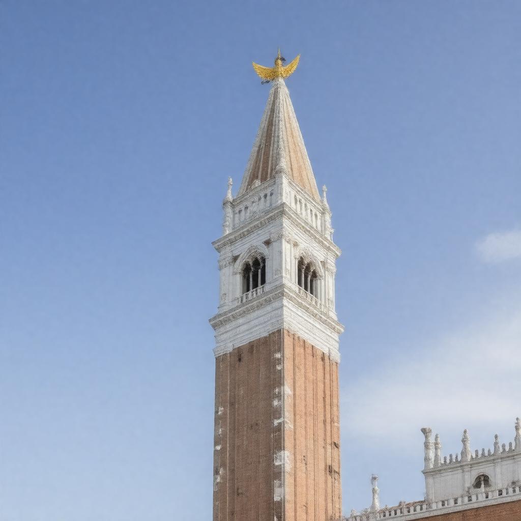 AI-created image of St Mark's Campanile, Venice