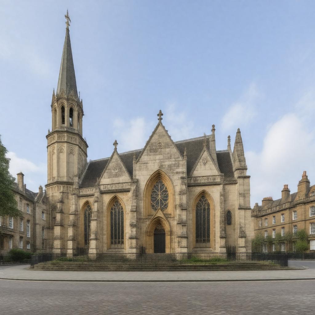 AI-created image of St Mark's Church, Brompton