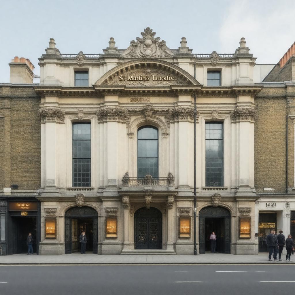AI-created image of St Martin's Theatre
