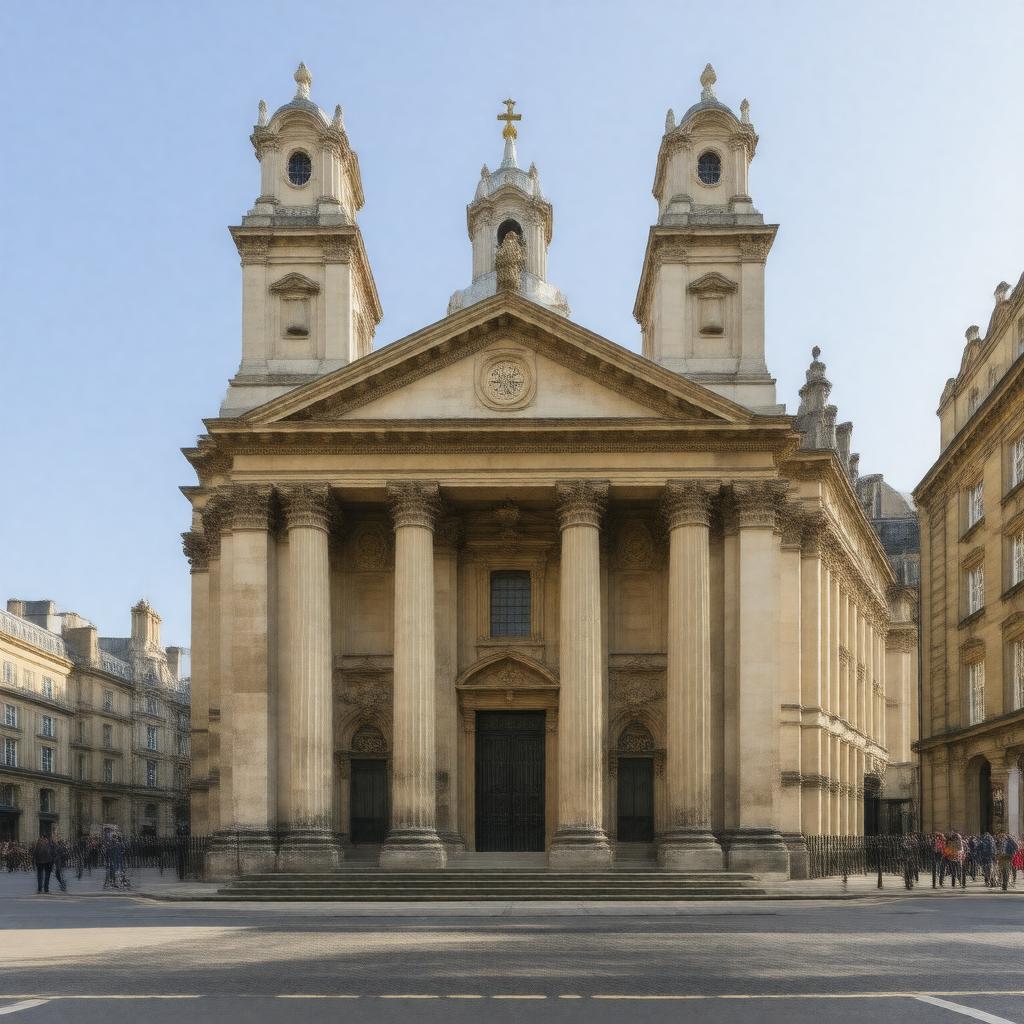 AI-created image of St Mary-le-Bow