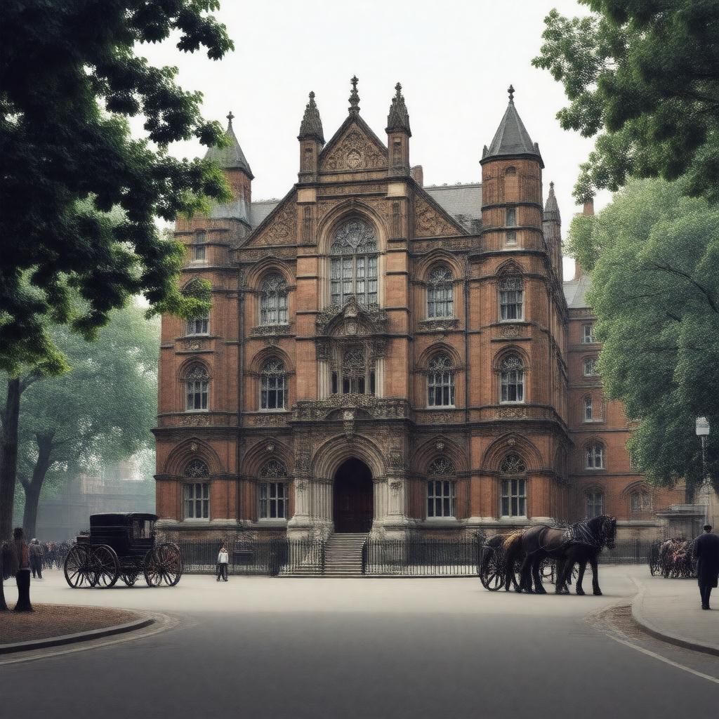 AI-created image of St Mary Abbots Hospital