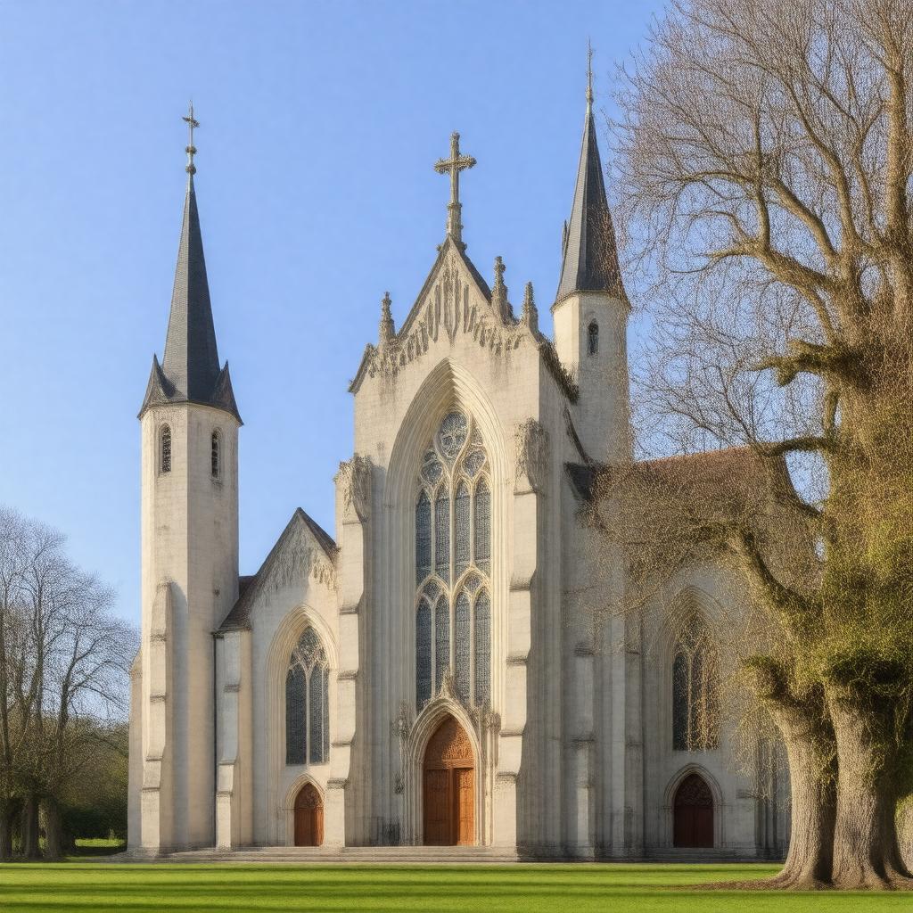AI-created image of St Mary Magdalen Church