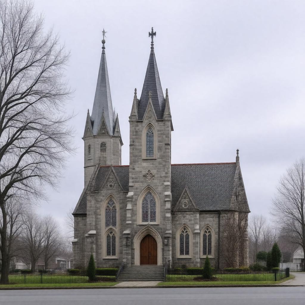 AI-created image of St Mary Magdalene Church