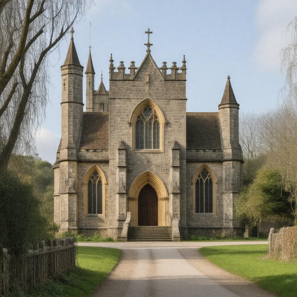 Click to view larger image AI-created image of St Mary Magdalene Church, Sandringham