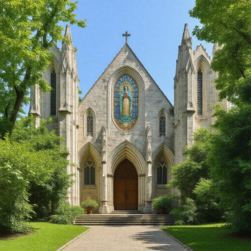AI-created image of St Mary the Virgin