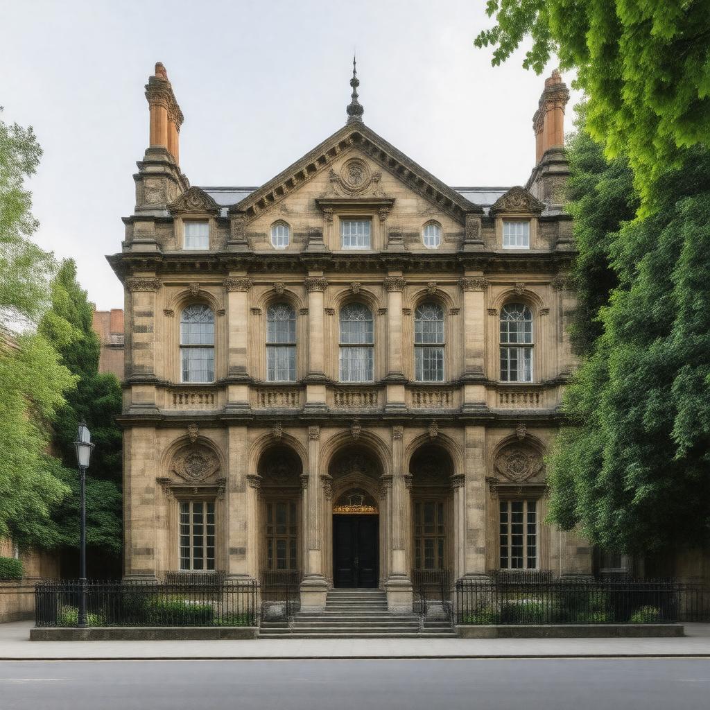 AI-created image of St Mary's Hospital Medical School