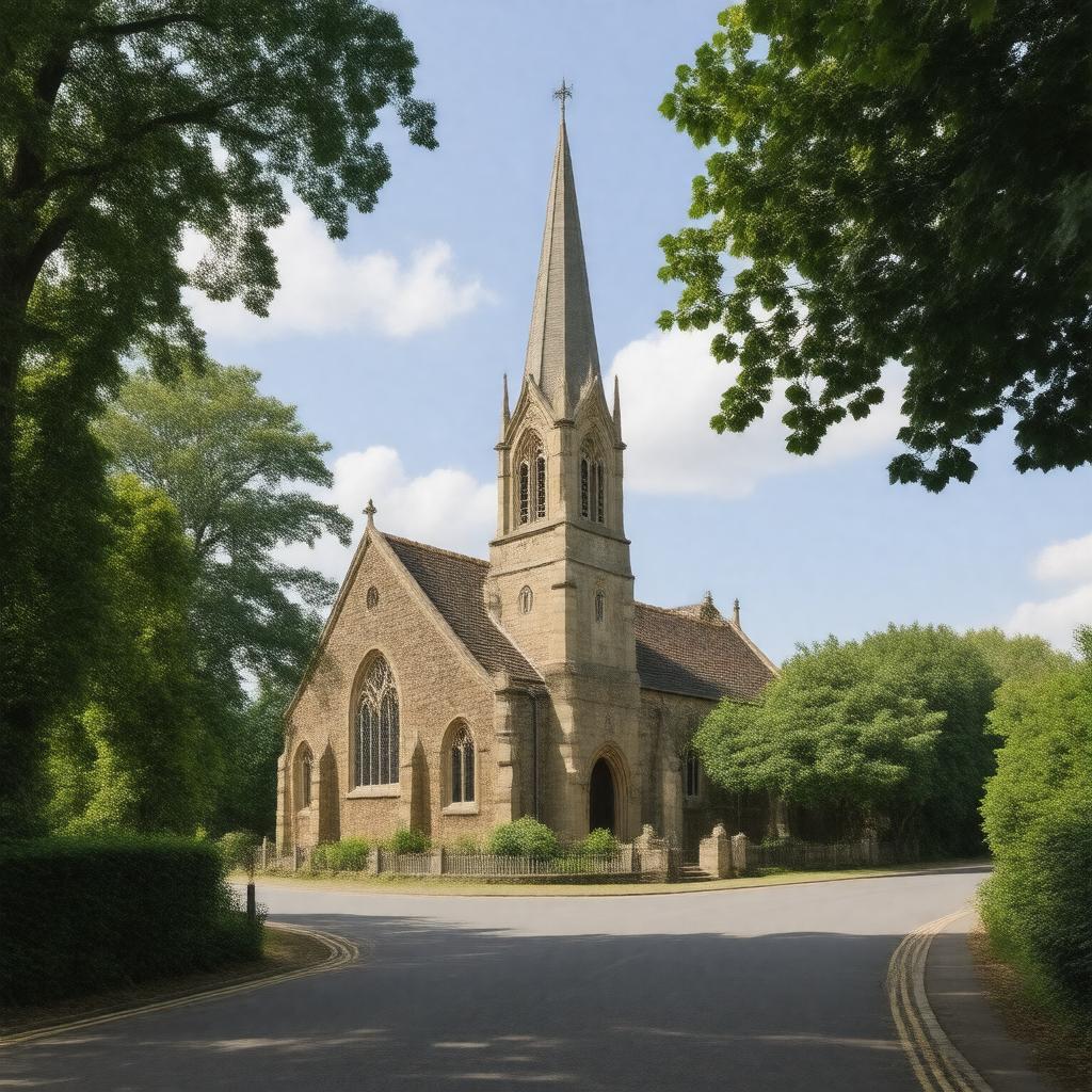 AI-created image of St Mary's New Church