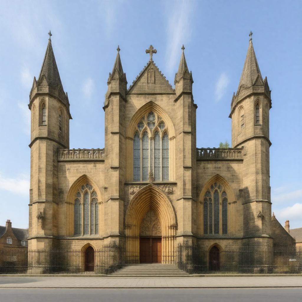 Click to view larger image AI-created image of St Matthew's Church, Northampton