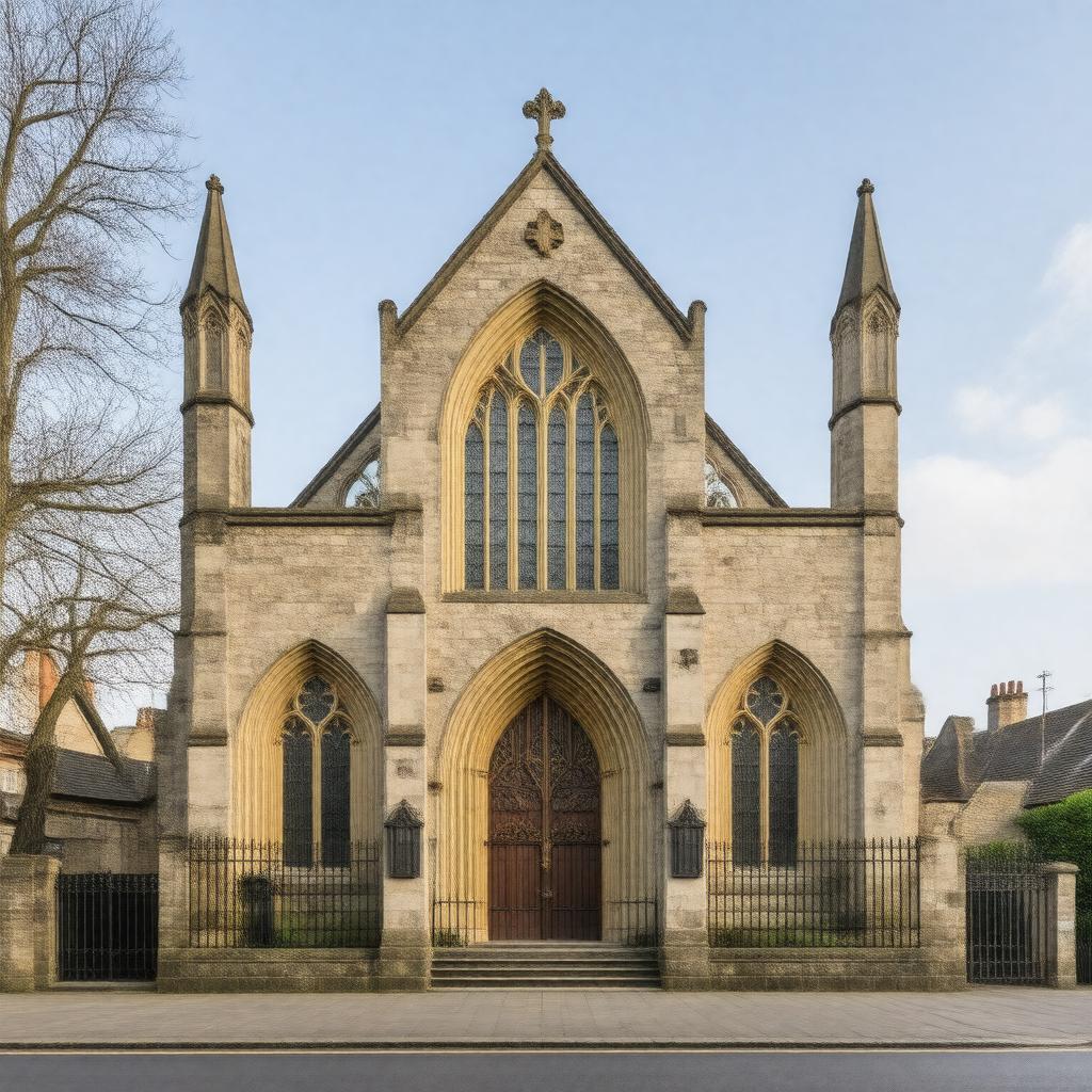 Click to view larger image AI-created image of St Michael's Church, Highgate, London