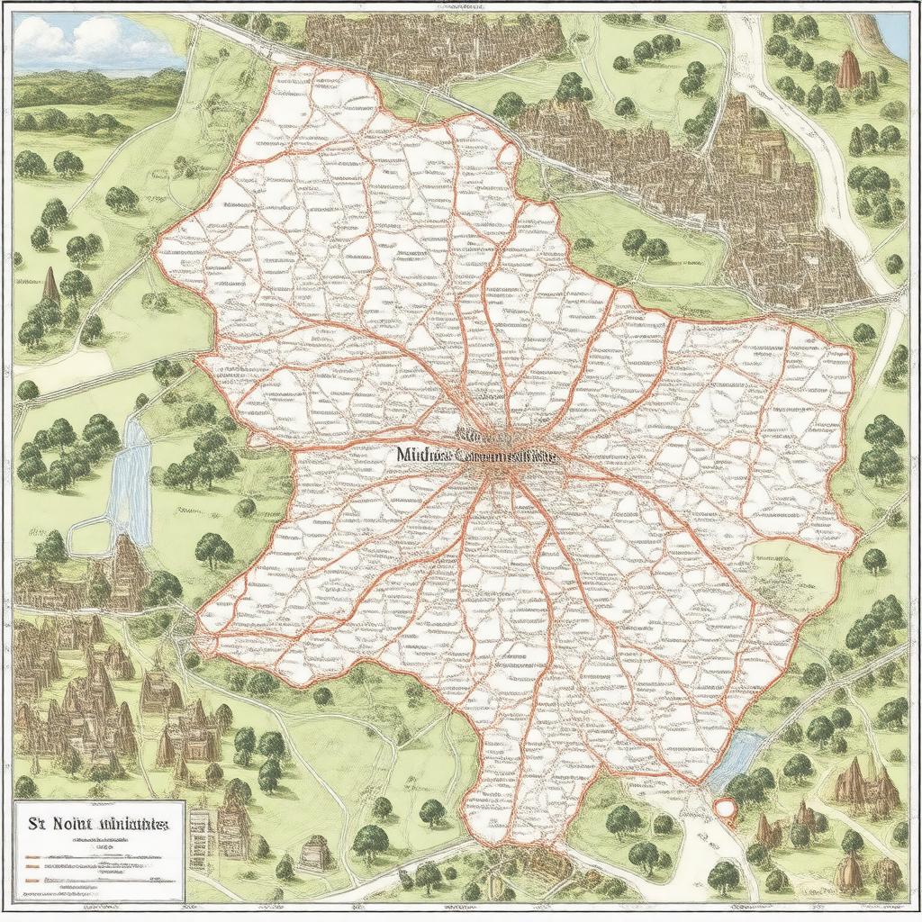 AI-created image of St Neots and Mid Cambridgeshire