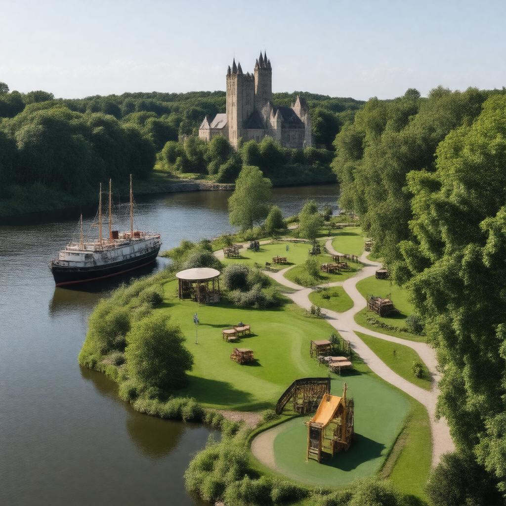 AI-created image of St Nicholas Park