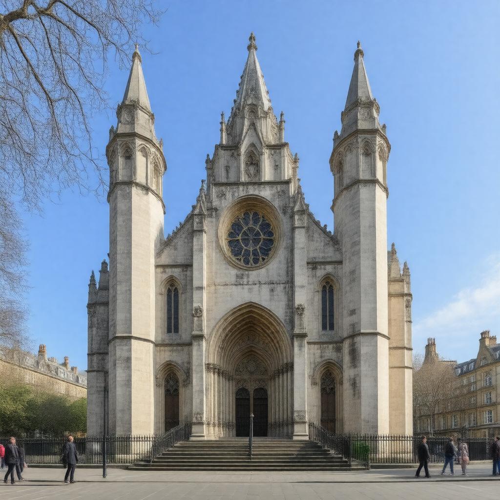 Click to view larger image AI-created image of St Paul's Church, Knightsbridge