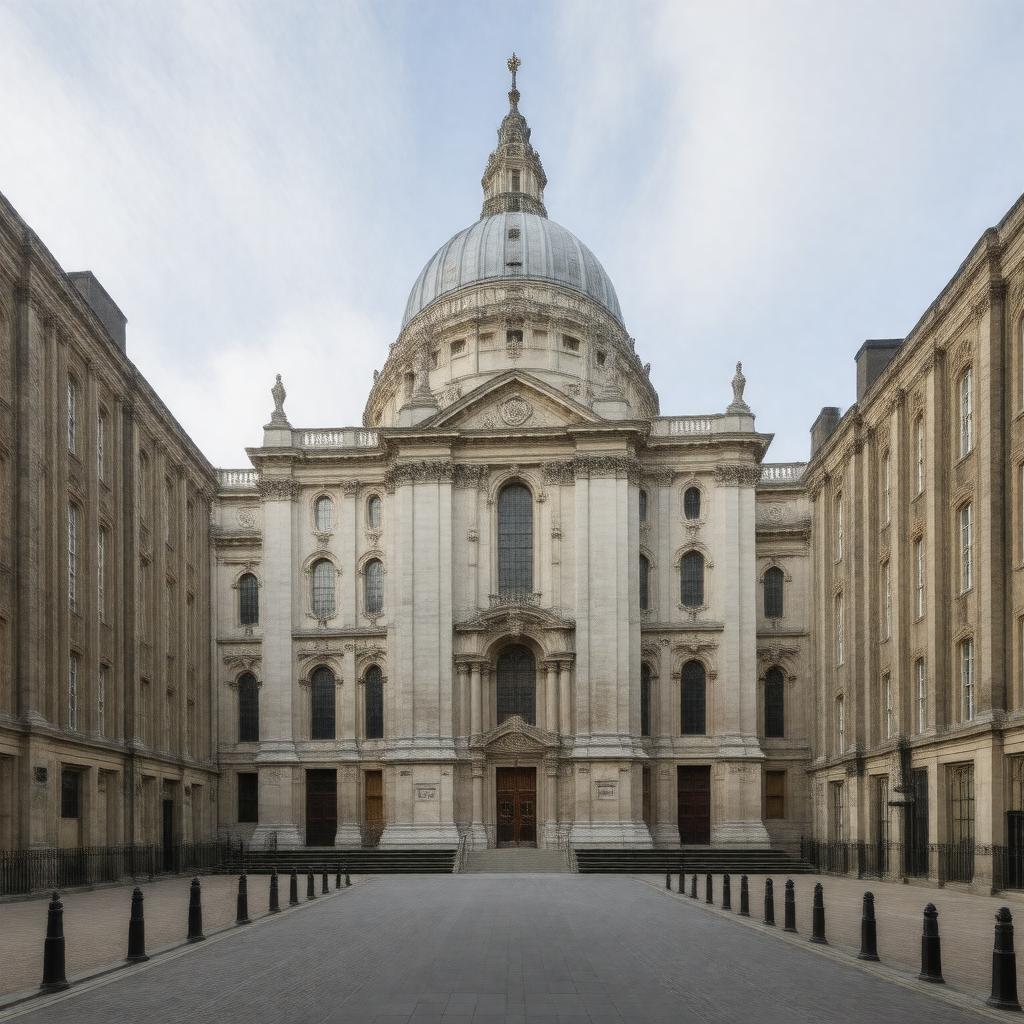 AI-created image of St Paul's, Covent Garden