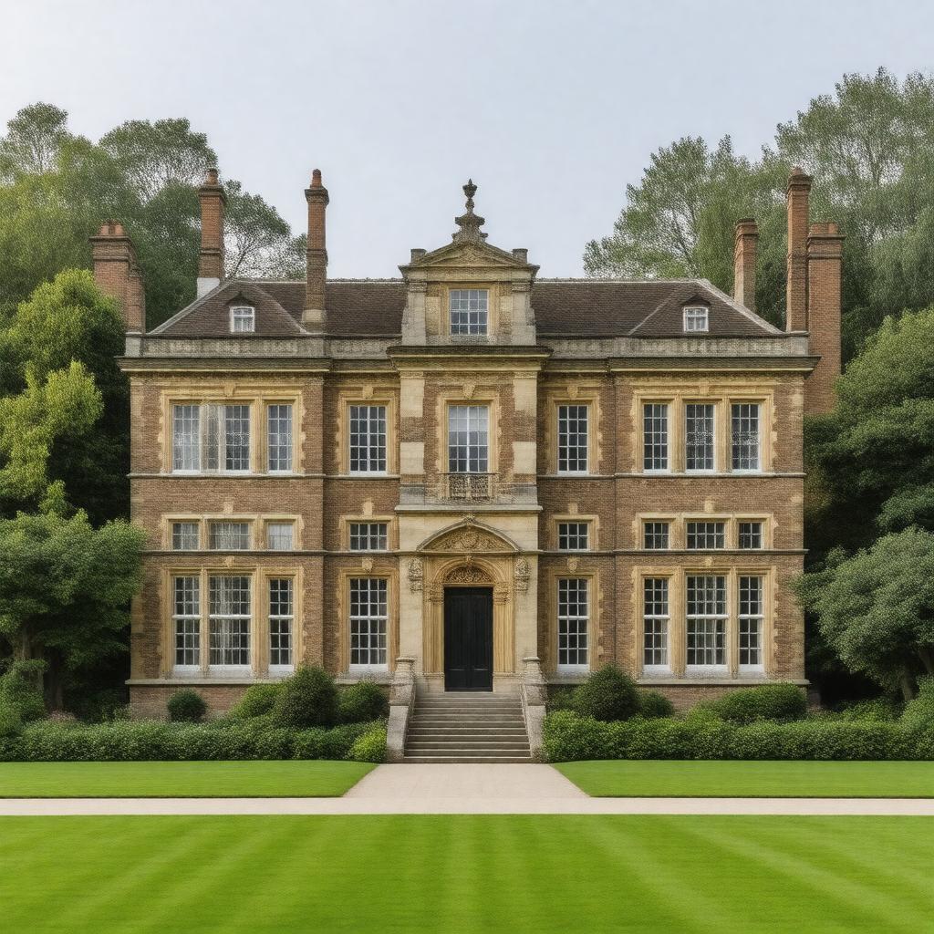 AI-created image of St Paul's School, London