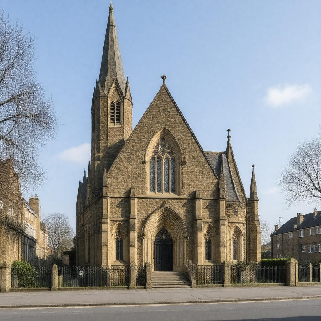 AI-created image of St Peter De Beauvoir Town