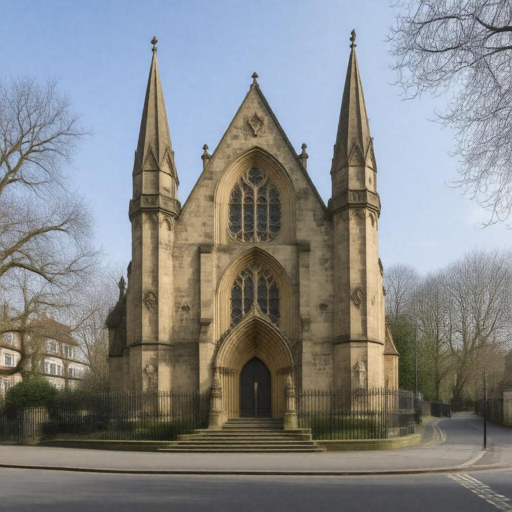 AI-created image of St Peter's Church, Kensington Park Road