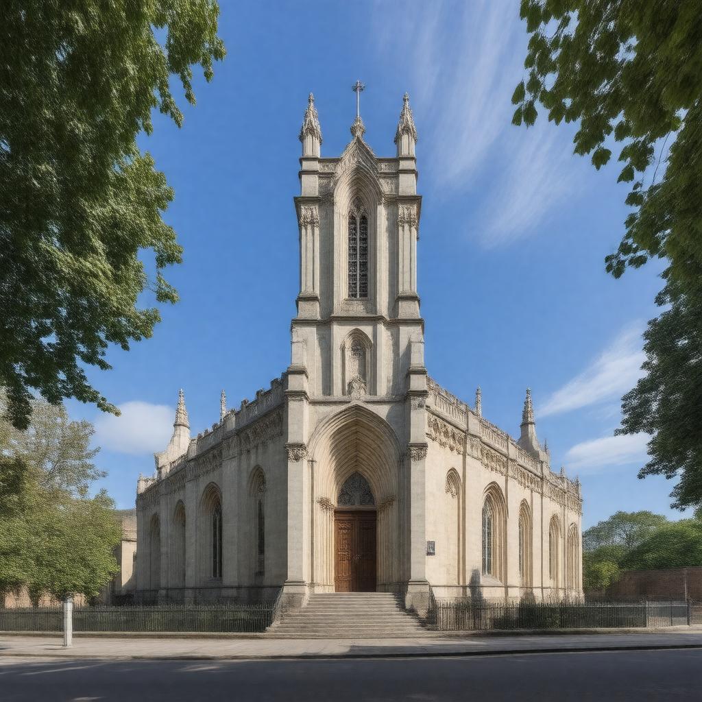 Click to view larger image AI-created image of St Peter's Church, Walworth