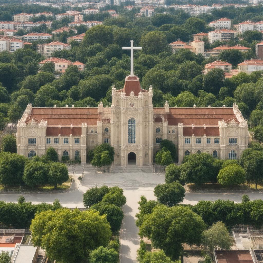 Click to view larger image AI-created image of St Peter's College