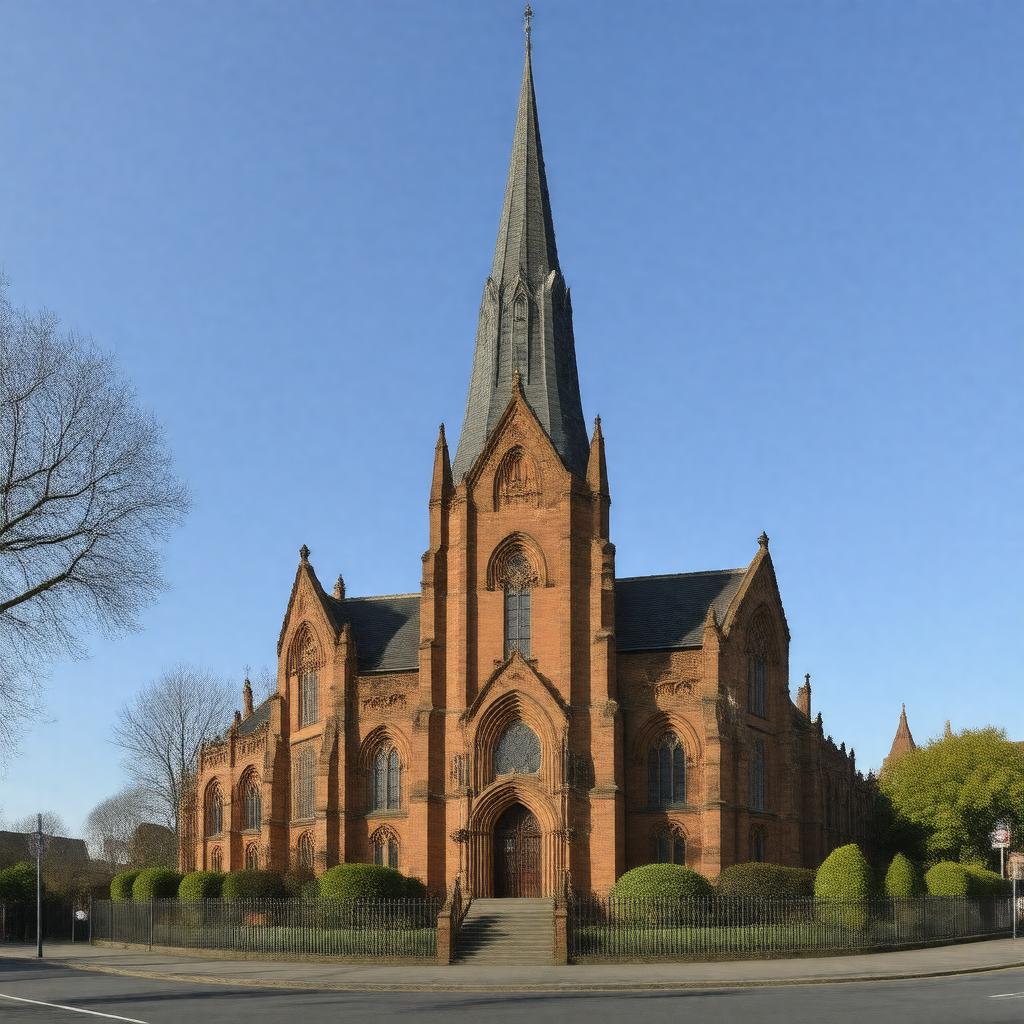 AI-created image of St Silas' Church, Toxteth